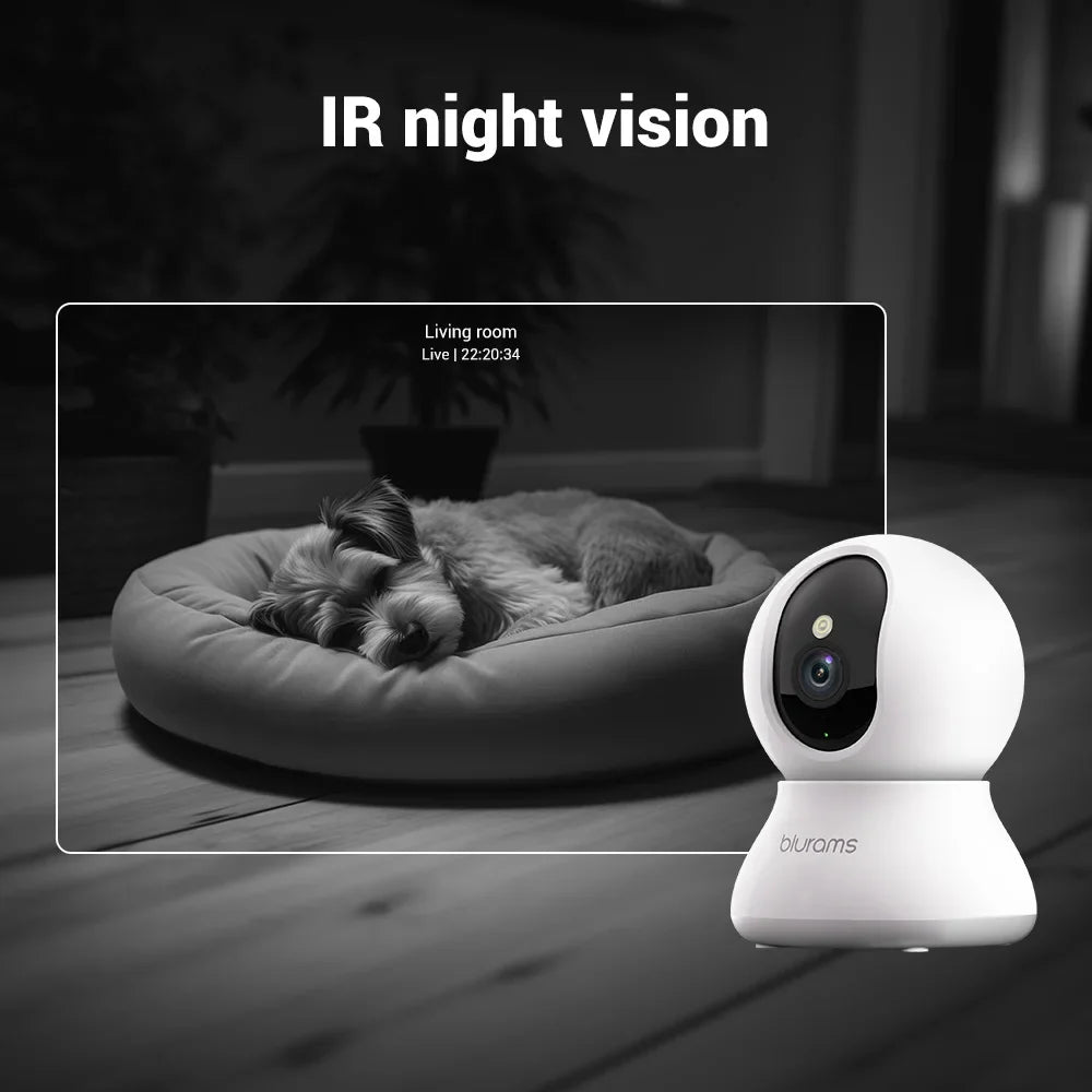2K 360° Pet Camera with App Control
