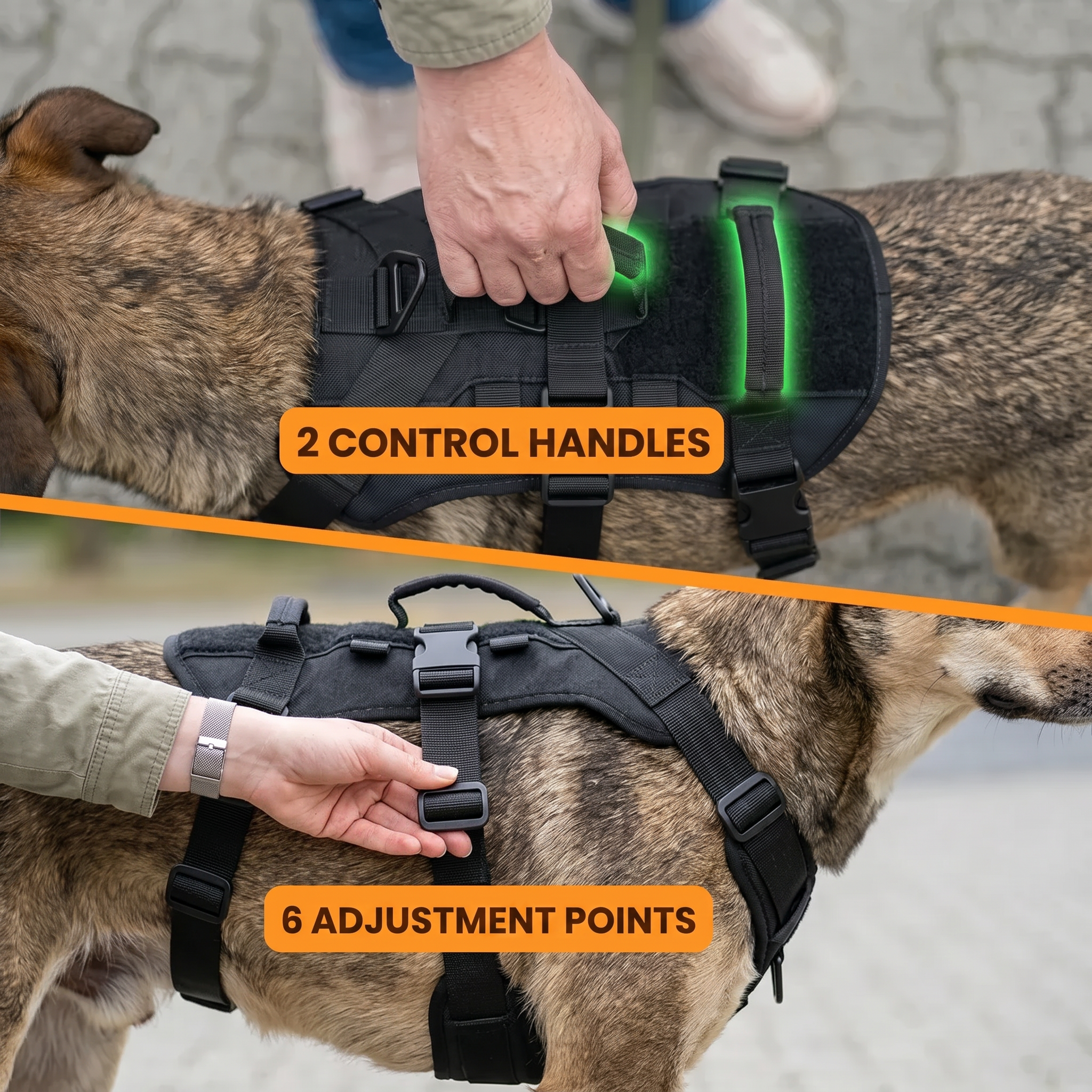 No-Pull Escape-Proof Dog Harness