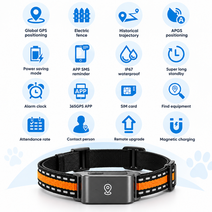 4G GPS Pet Tracker for Dogs & Cats