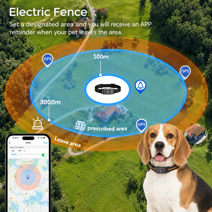 4G GPS Pet Tracker for Dogs & Cats