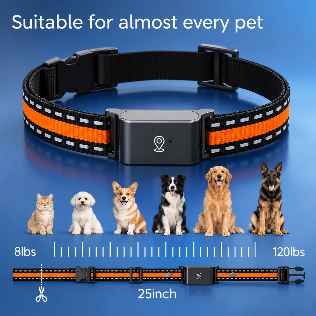 4G GPS Pet Tracker for Dogs & Cats