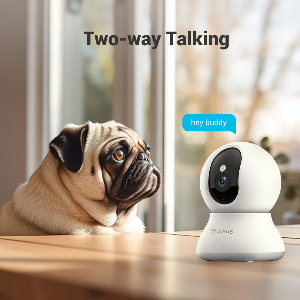 2K 360° Pet Camera with App Control