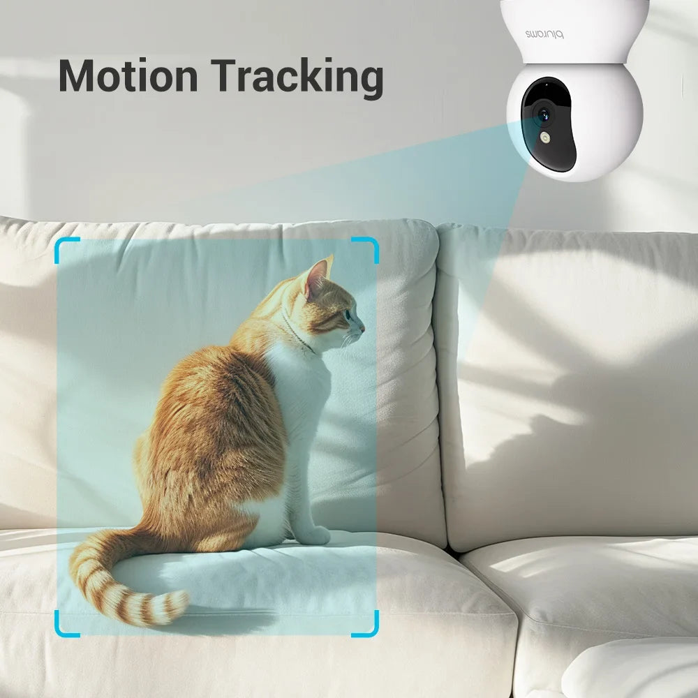 2K 360° Pet Camera with App Control