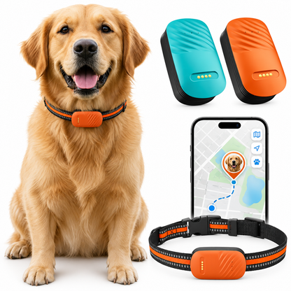 4G GPS Pet Tracker for Dogs & Cats with Two-Way Audio