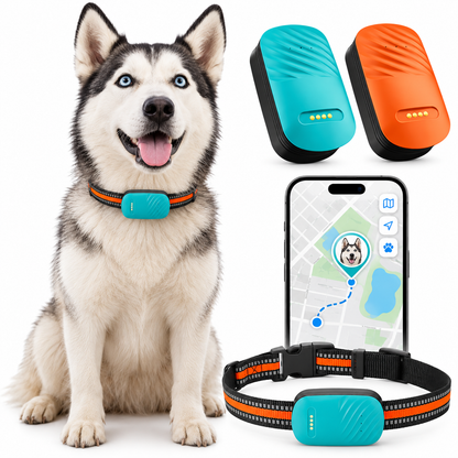4G GPS Pet Tracker for Dogs & Cats with Two-Way Audio