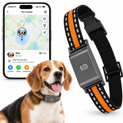 4G GPS Pet Tracker for Dogs & Cats