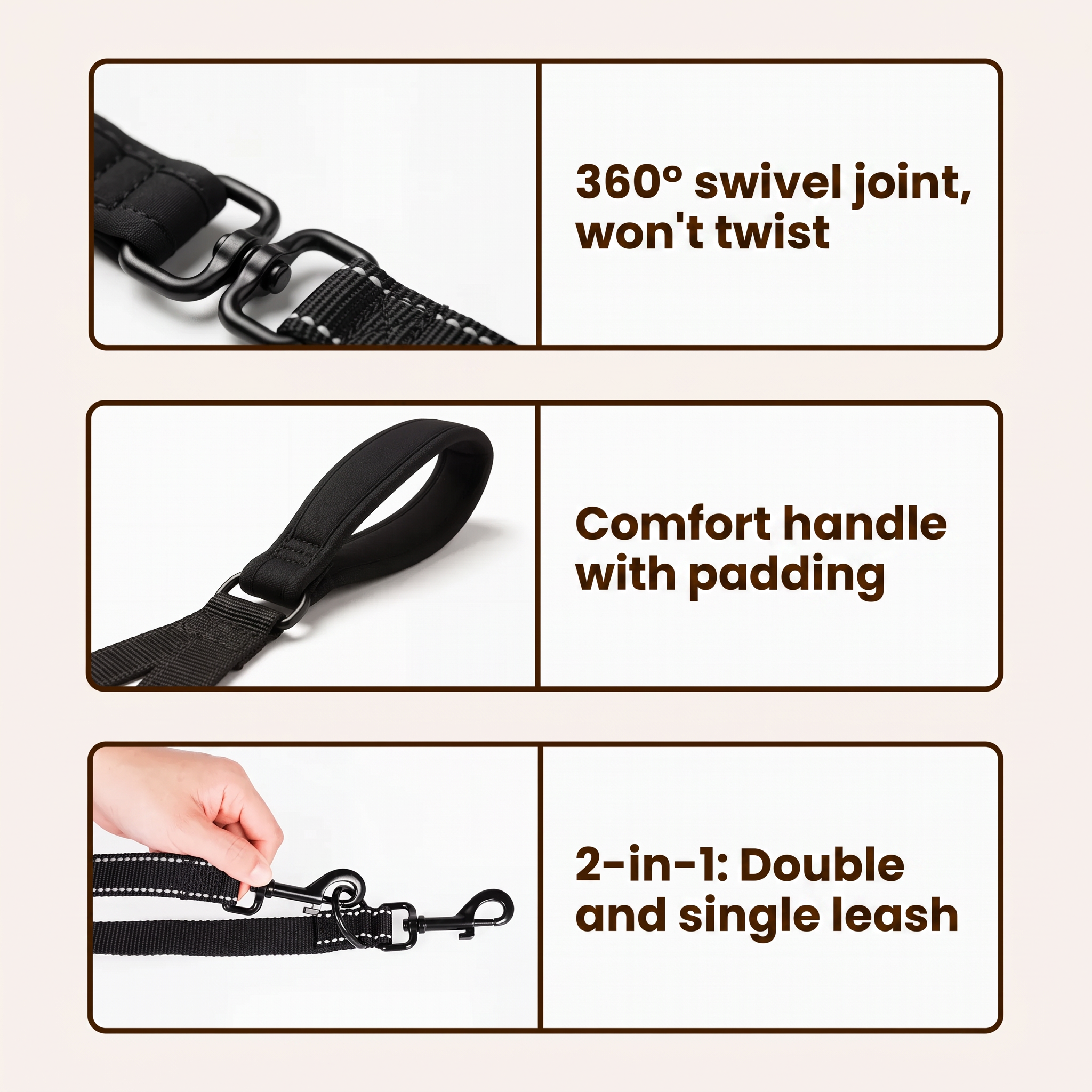 Adjustable No-Pull Dog Lead