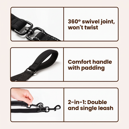 Adjustable No-Pull Dog Lead