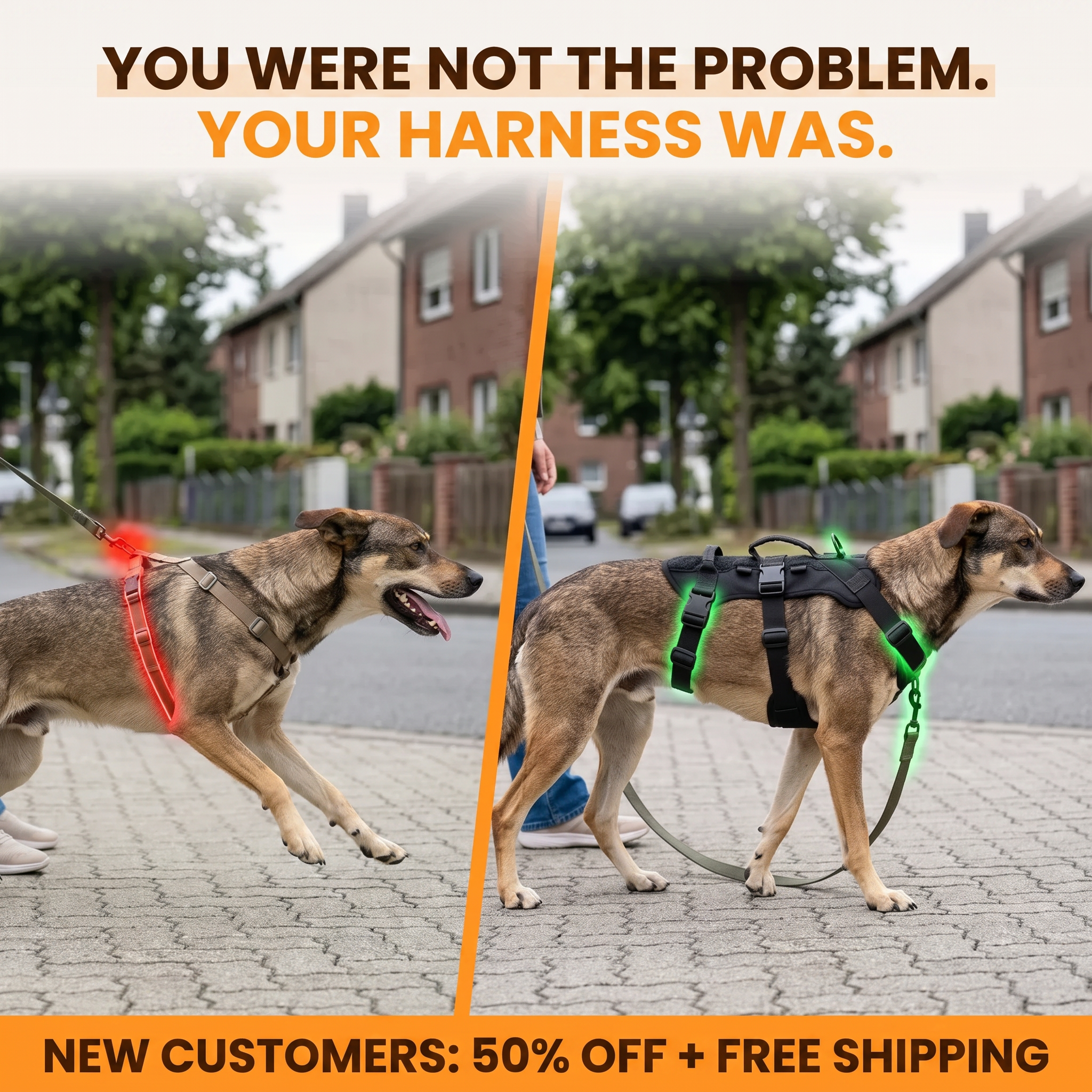 No-Pull Escape-Proof Dog Harness