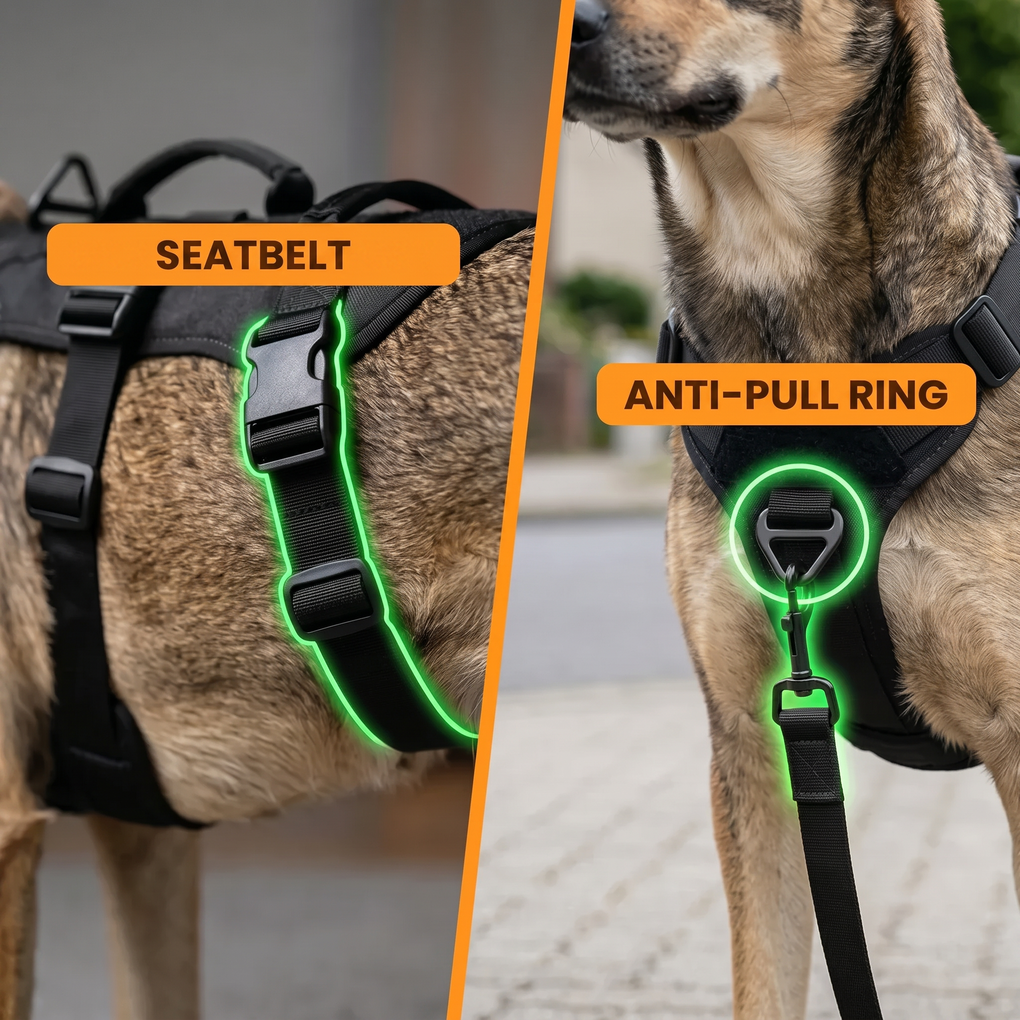 No-Pull Escape-Proof Dog Harness