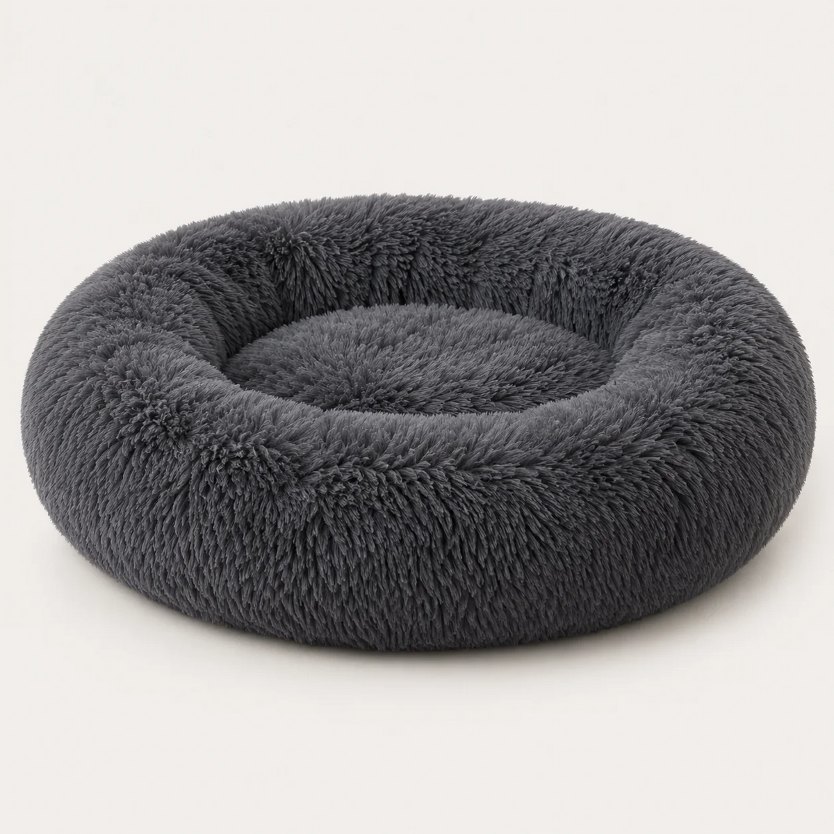 Soft Plush Donut Dog Bed for Dogs & Cats