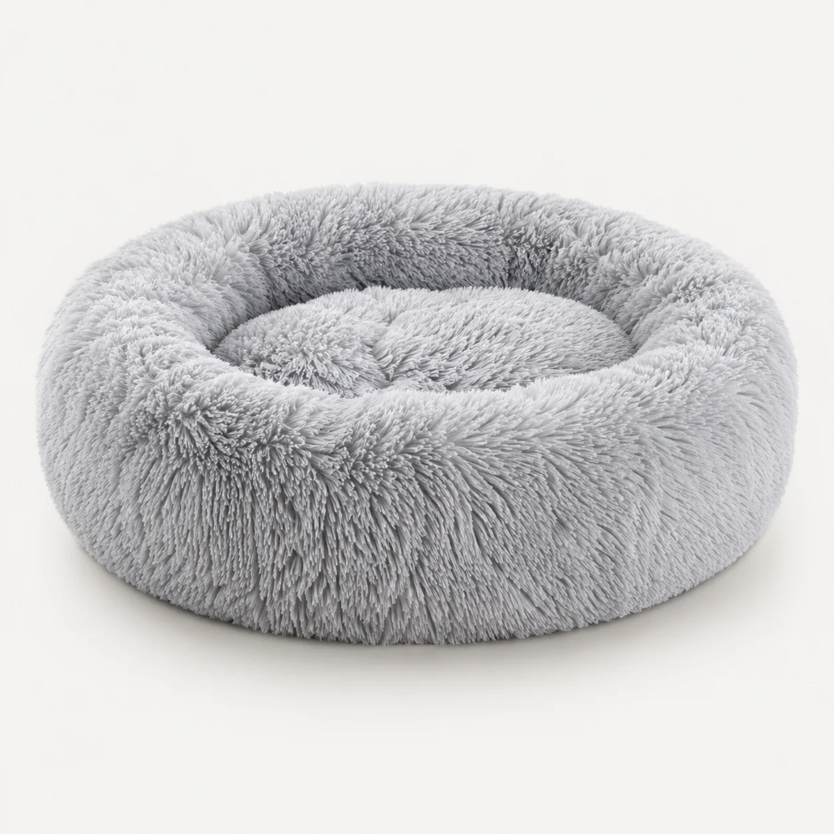 Soft Plush Donut Dog Bed for Dogs & Cats
