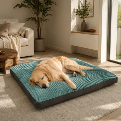 Soft Corduroy Pet Bed for Dogs & Cats