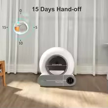 Self-Cleaning Automatic Cat Litter Box with App Control