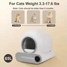 Self-Cleaning Automatic Cat Litter Box with App Control