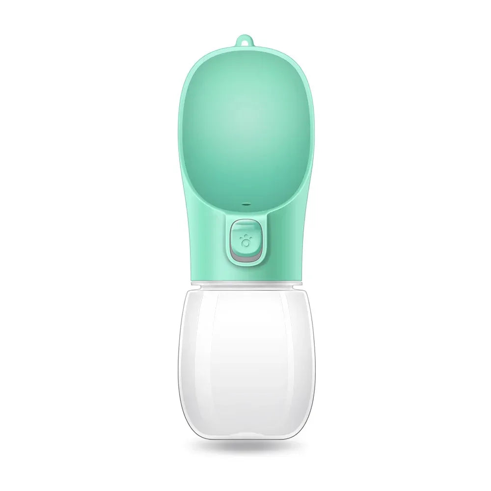 Portable Dog & Cat Water Bottle with Built-In Bowl