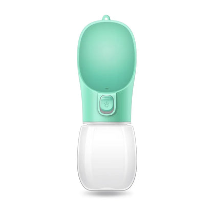 Portable Dog & Cat Water Bottle with Built-In Bowl
