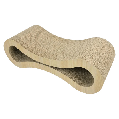 Modern Wooden Cat Scratcher Lounger