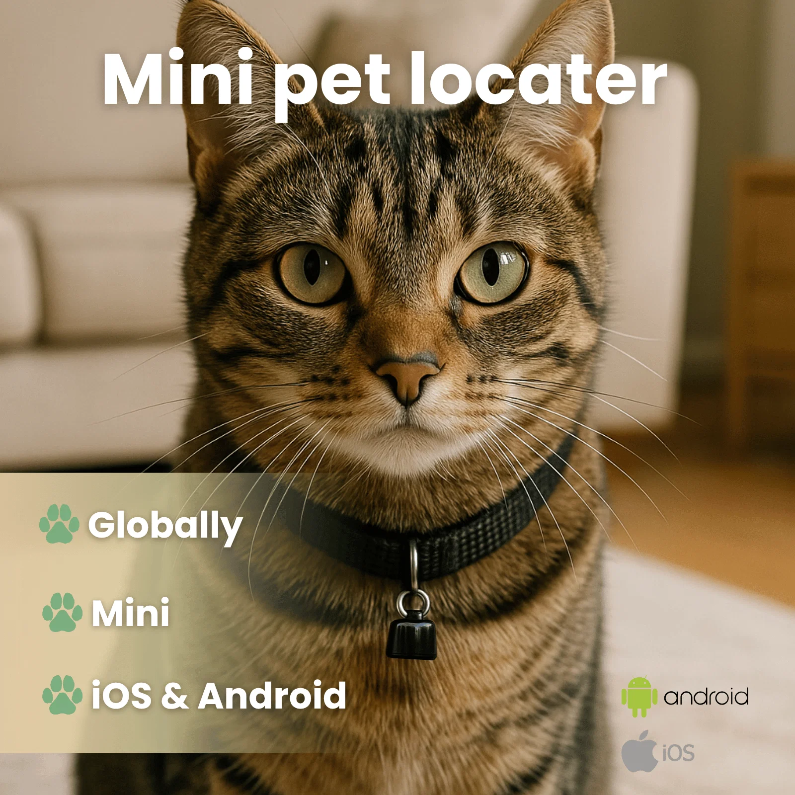 SmartPet Tracker Mini – Bluetooth Locator
