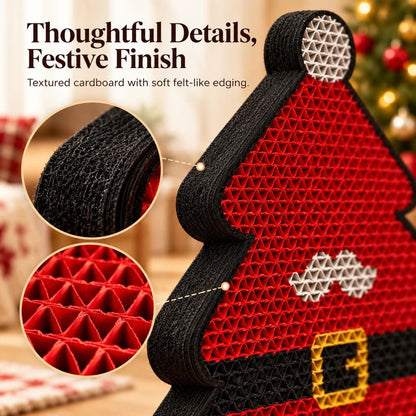 Christmas Wall-Mounted Cat Scratcher