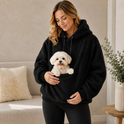 Pet Carrier Sherpa Hoodie