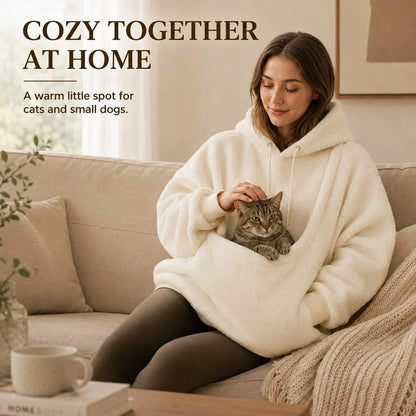 Pet Carrier Sherpa Hoodie