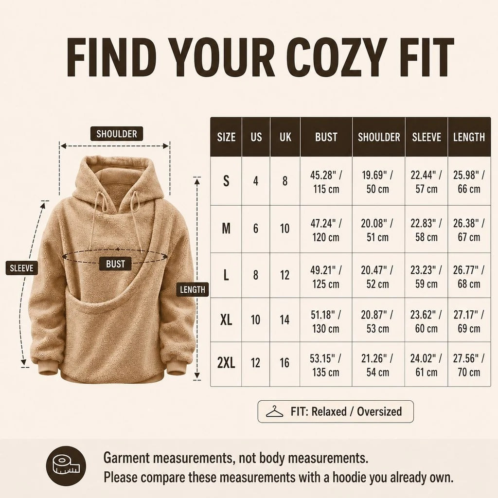 Pet Carrier Sherpa Hoodie