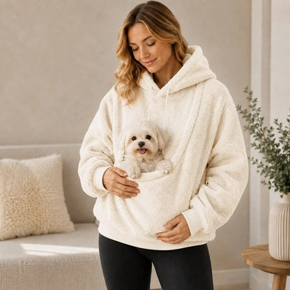 Pet Carrier Sherpa Hoodie