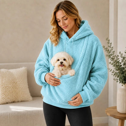 Pet Carrier Sherpa Hoodie
