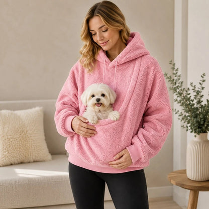 Pet Carrier Sherpa Hoodie