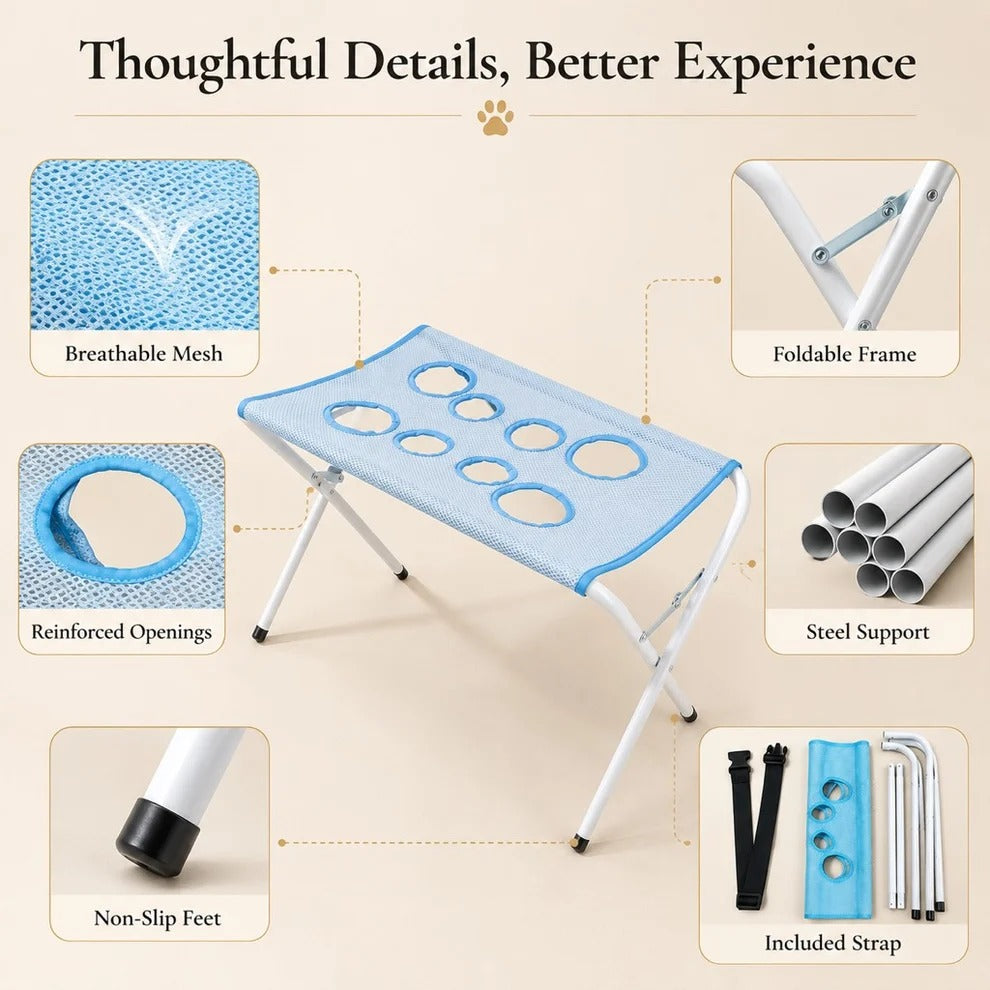 Foldable Pet Bathing & Grooming Stand