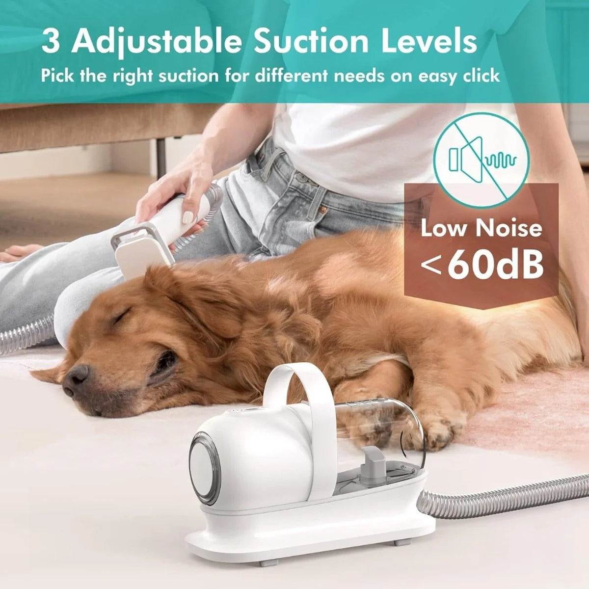 ShedVac Pro Pet Grooming Vacuum Kit